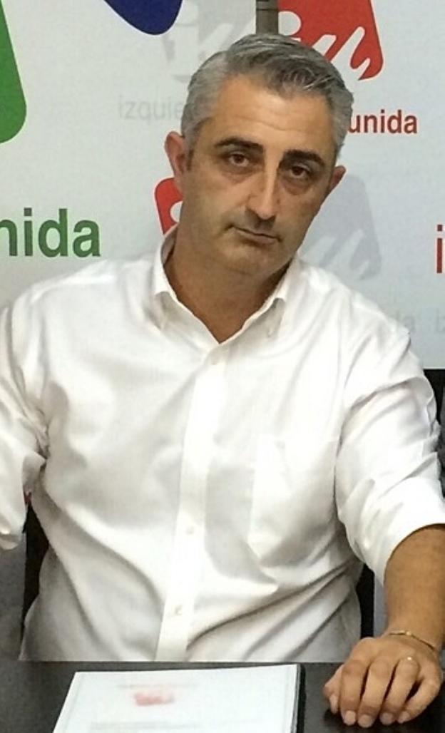 Ángel García, portavoz de IU. 