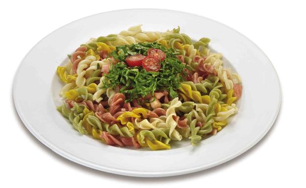 Ensalada de pasta. 