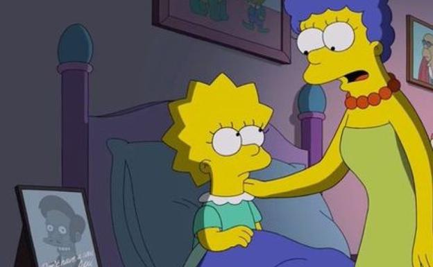 Marge Simpsons y su hija Lisa. 