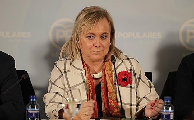Mercedes Fernández, presidenta del PP de Asturias. 