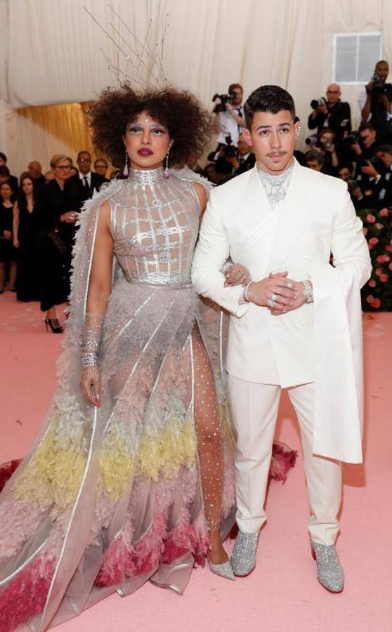 Nick Jonas y Priyanka Chopra.