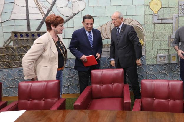 Soberón y Vázquez se entrevistaron con Noguera. 