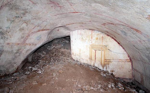 Sale a la luz la 'Sala de la Esfinge' de Nerón, oculta durante dos milenios