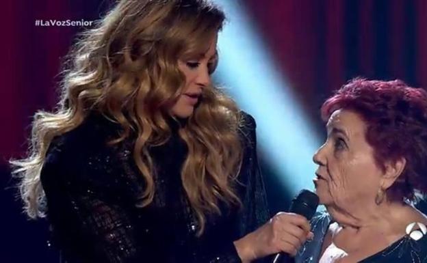 Los zascas de una concursante de 'La Voz Senior' a Paulina Rubio 