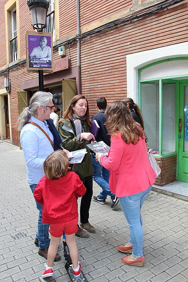 Lorena Gil, en Candás. 