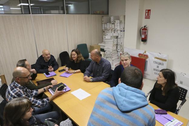 Asistentes al curso de formación para atender a las víctimas de violencia de género. 