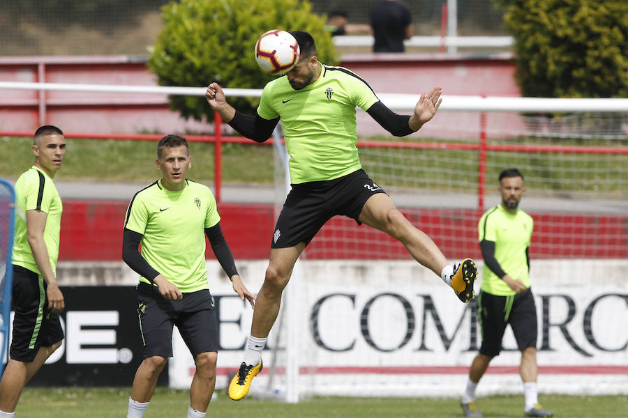 Fotos: Entrenamiento del Sporting (15/05/2019)