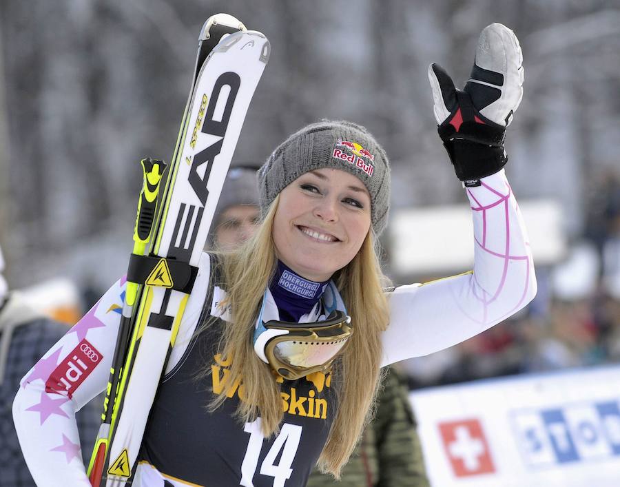 La galardonada con el Premio Princesa de Asturias de los Deportes 2019, Lindsey Vonn, tiene tras de sí una dilatada carrera llena de premios, que incluyen el récord de Copas del Mundo en esquí alpino. 