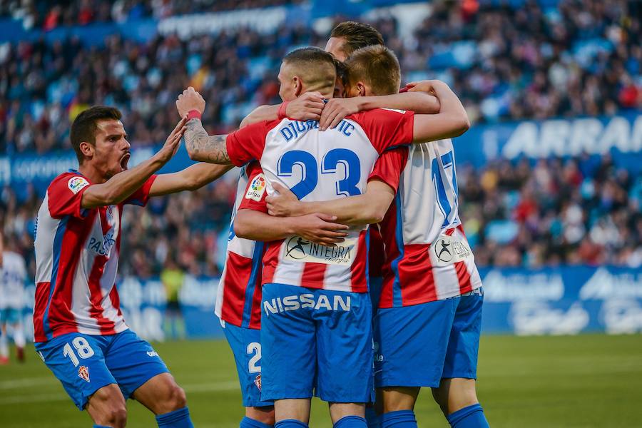 El conjunto rojiblanco se midió al Zaragoza en La Romareda.