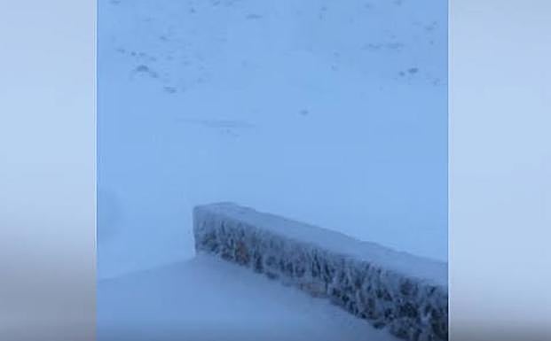 Nevada de este 17 de mayo en la zona del refugio del Urriellu.