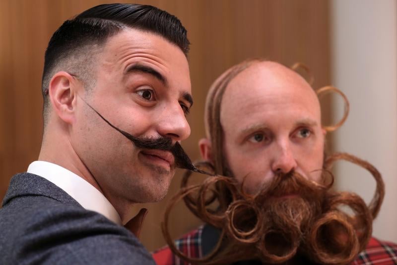 No cabe duda. Llaman mucho la atención. Por eso, los participantes del Campeonato mundial de Barbas y Bigotes, que este año se celebra en Antwerp, Bélgica, se convierten en cada edición en todo un espectáculo que dan la vuelta al mundo.