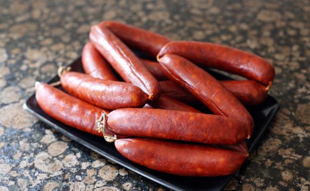 Chorizos. 