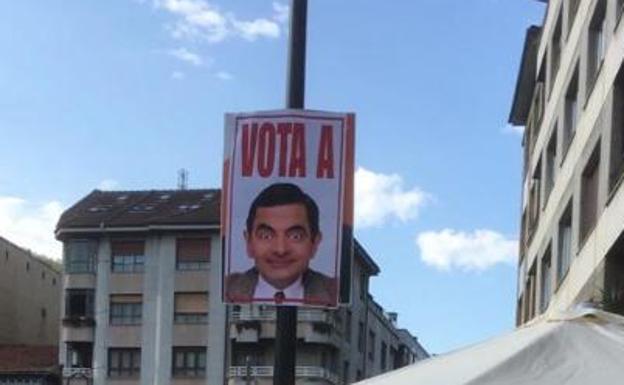 Mr. Bean, el (no) candidato de Ciudadanos en Pola de Lena