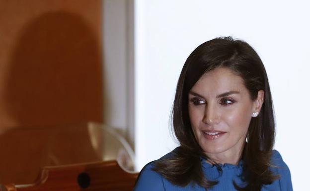 La Reina Letizia Ortiz durante la mesa debate 'Mujeres Excepcionales, el valor de una oportunidad'