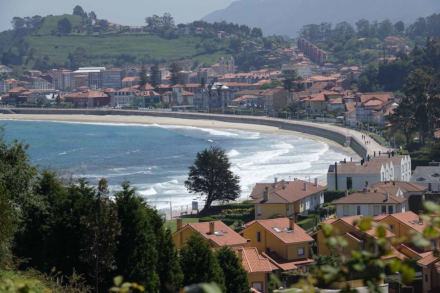 Playa de Santa Marina, en Ribadesella