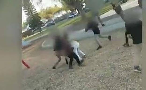 Imagen de la agresión.