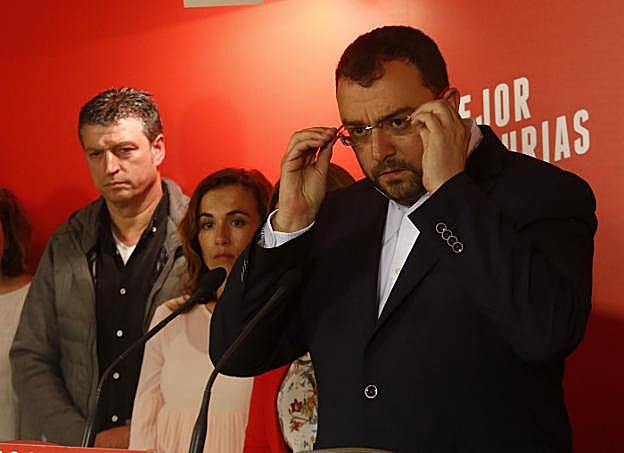 Barbón, en un momento de su intervención. 