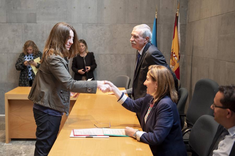 Todos los nuevos diputados de la Junta General, a excepción de los dos de Foro, han recogido su acta que les reconoce como nuevos parlamentarios asturianos.
