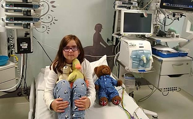 Paloma Fakoa, en la clínica londinense donde recibió tratamiento.