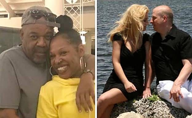 Nathaniel Edward Holmes y Cynthia Ann Day y Miranda Lynn Schaup Wernerque con su marido. 