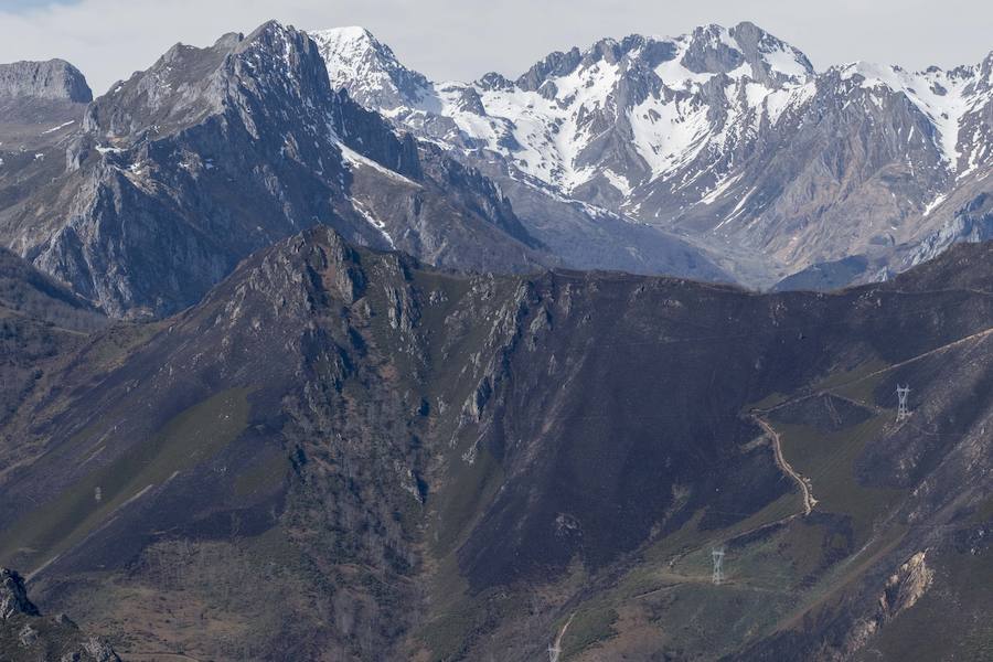 Cordillera cantábrica en el entorno de Pajares.
