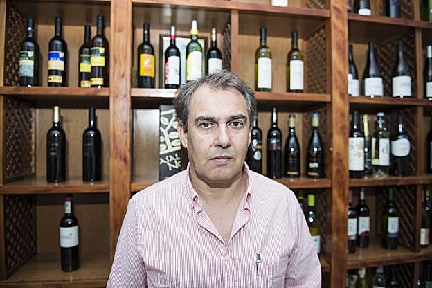 El presidente del consejo regulador de la DOP Valdeorras, José Luis García.