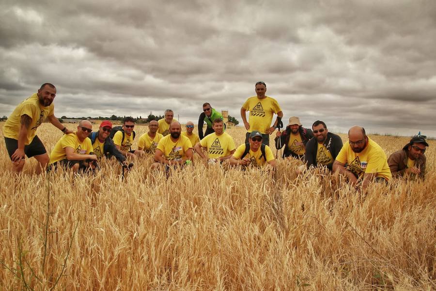 Los trabajadores de Alcoa han recorrido este viernes el trayecto entre Arévalo y Sanchidrián