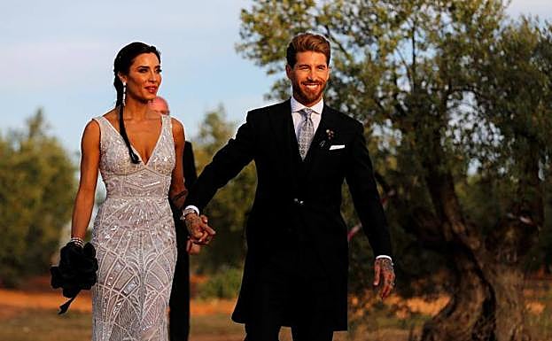 Sergio Ramos y Pilar Rubio muestran con un vídeo cómo fue su boda
