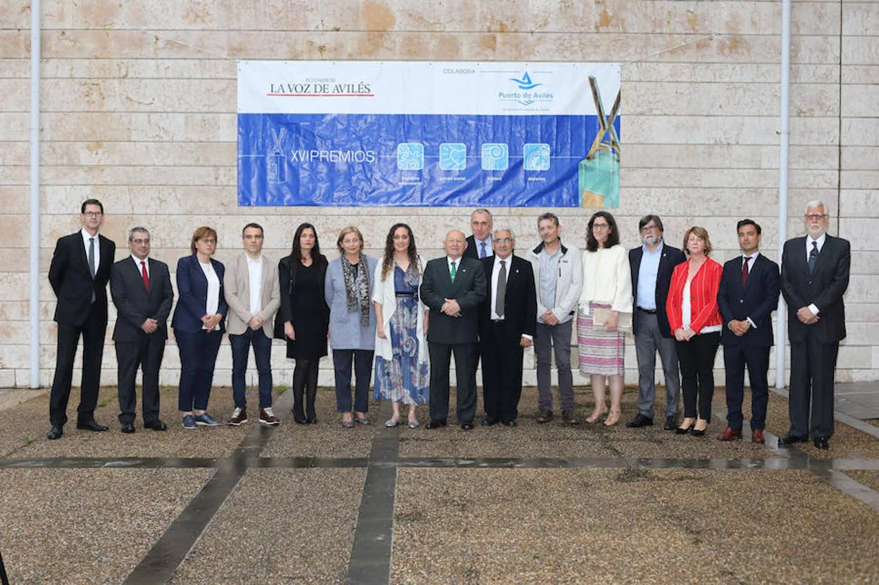 Los protagonistas de la gala, antes del inicio de la misma 