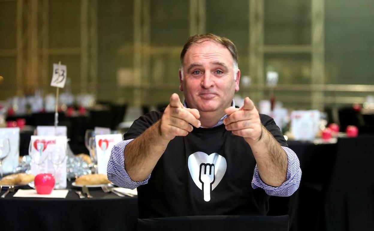 El cocinero mierense José Andrés. 