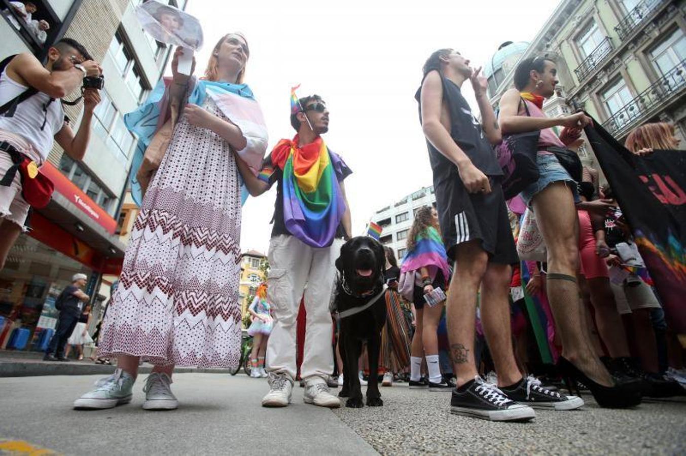 Cientos de personas participaron ayer en los distintos actos celebrados en Asturias con motivo del Día del Orgullo Gay. En Oviedo reivindicaron en una marcha un 'Orgullo Crítico' y a favor de la diversidad sexual.