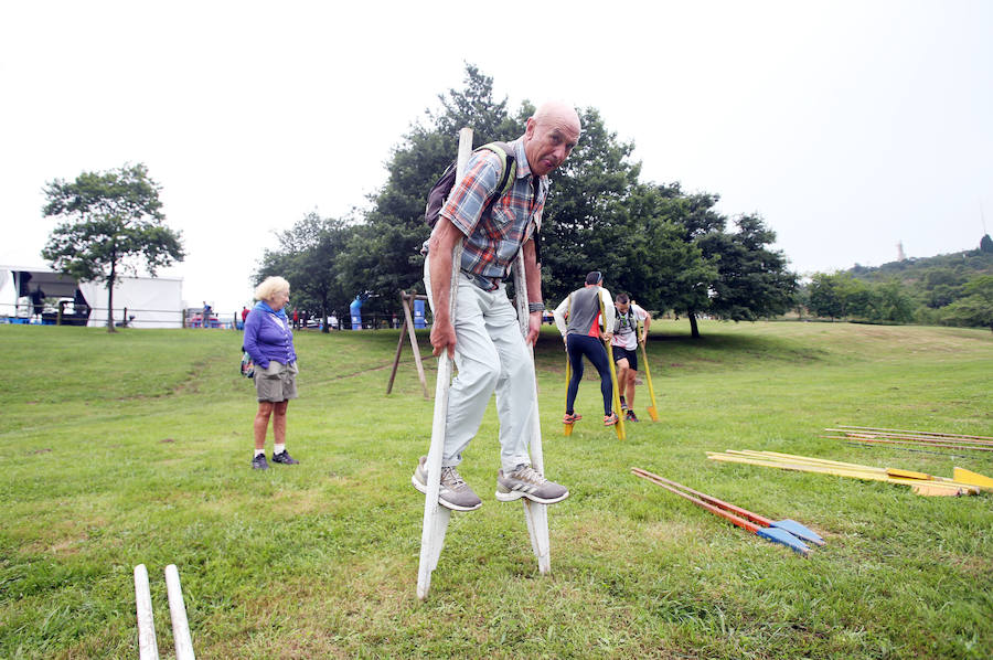 Multitudinaria misa en El Naranco, Oviedo. 