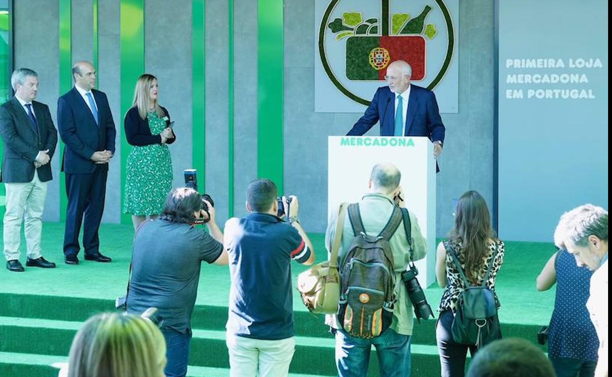 Presentación de Mercadona en Portugal. 