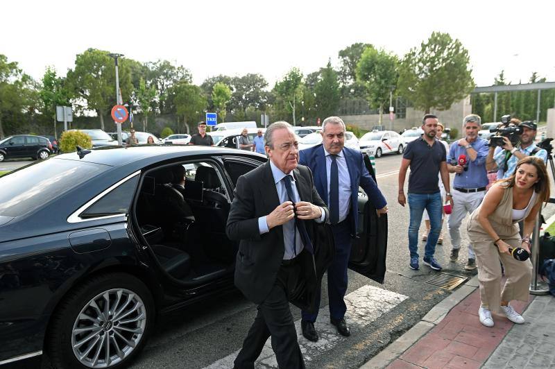 El presidente del Real Madrid, Florentino Pérez.