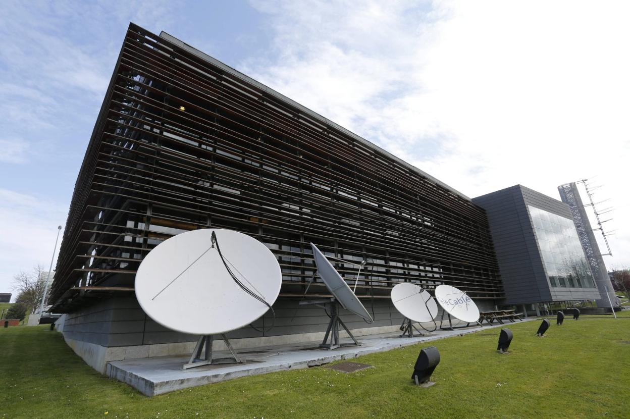 El edificio de Telecable, en el Parque Científico y Tecnológico de Gijón. 