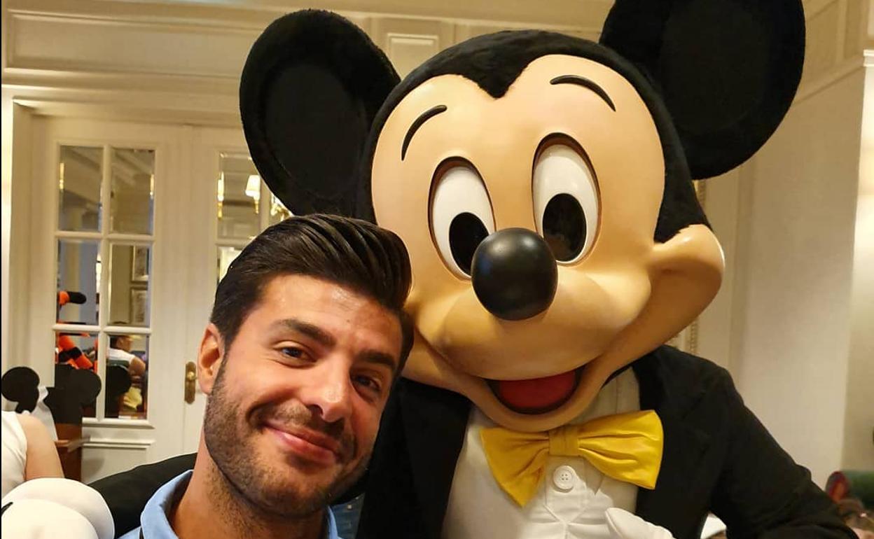 Miguel Torres, en Disneyland París. 