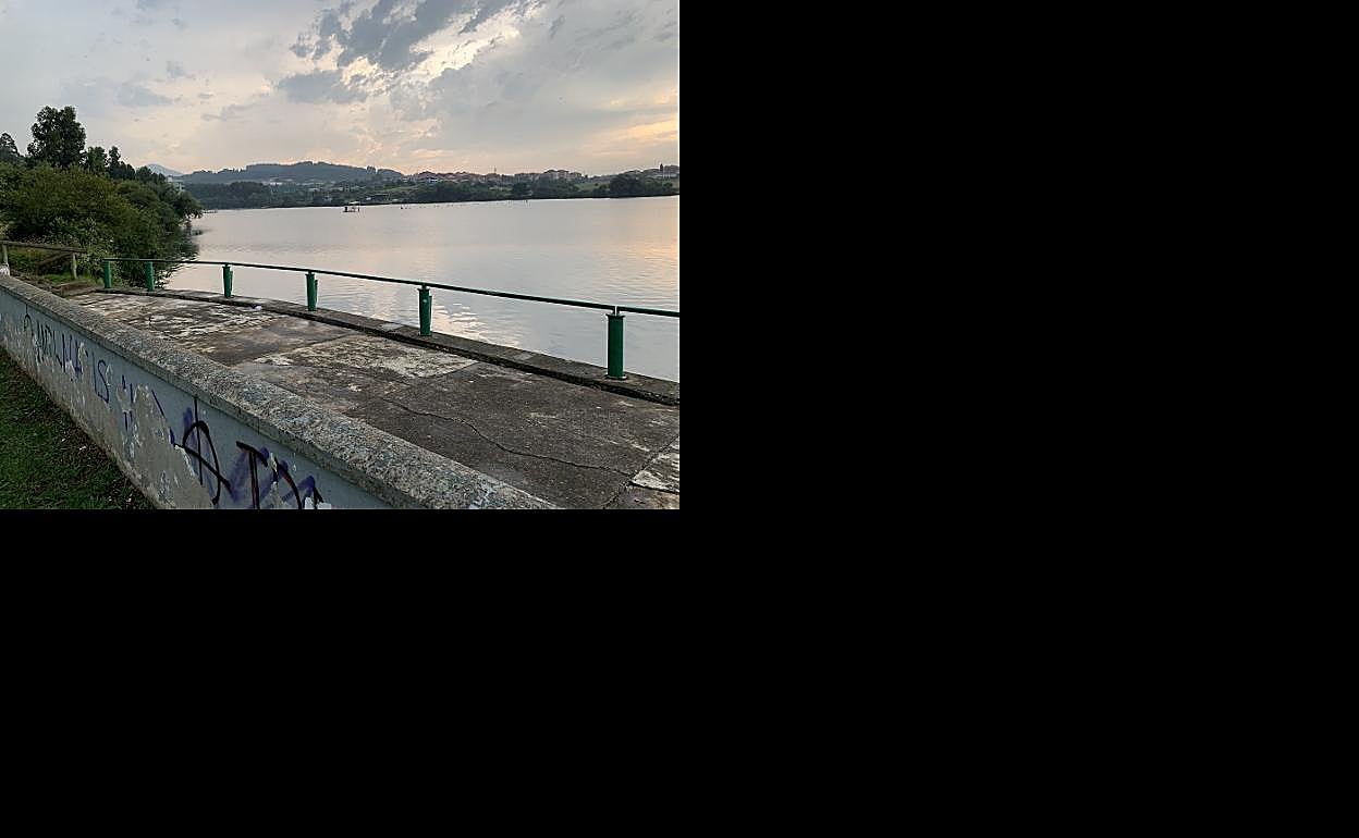 Zona del área recreativa de Gavitos, en el pantano de Trasona, en la que se produjo el trágico suceso 