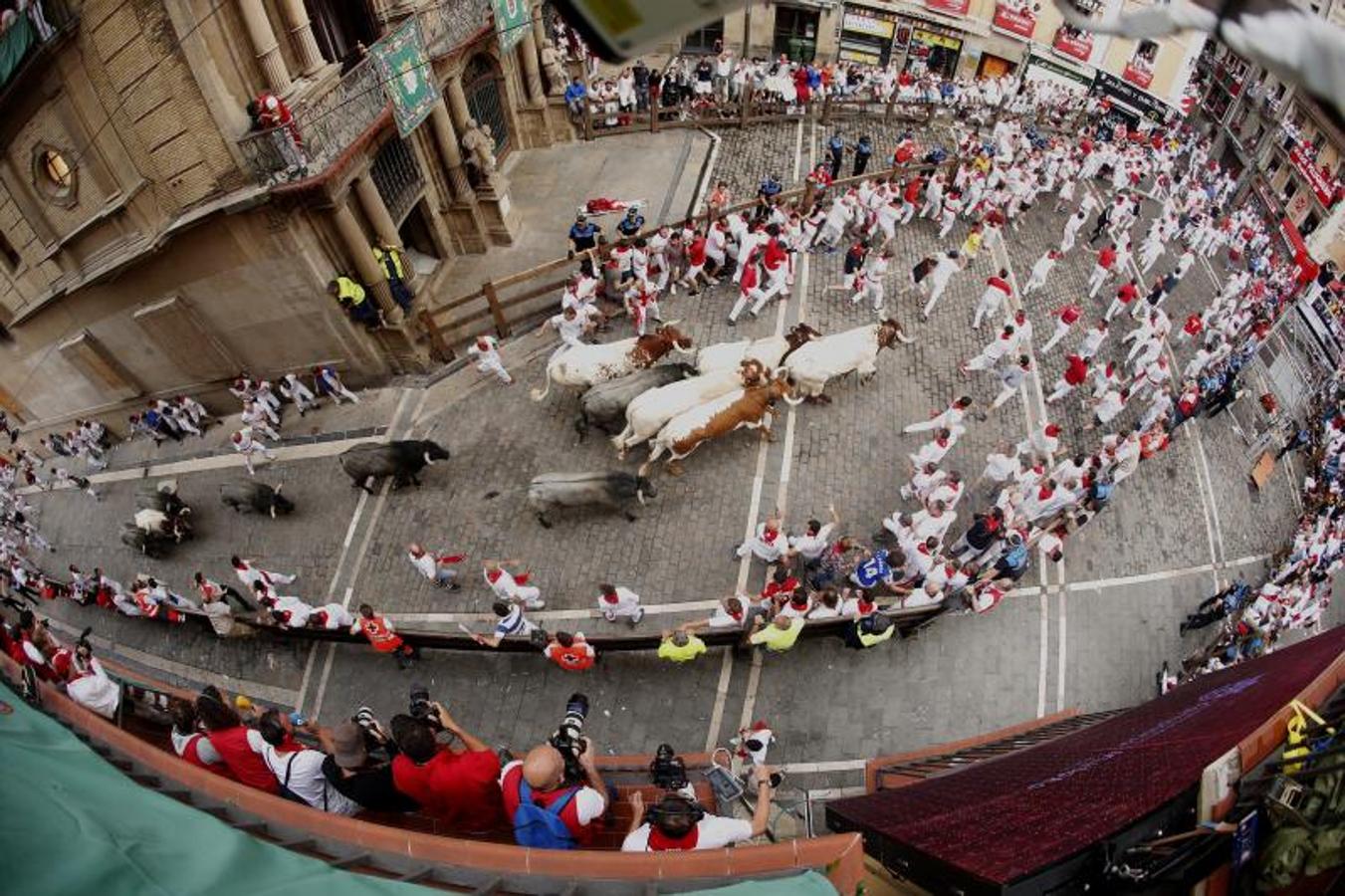 Fotos: Los toros de José Escolar protagonizan un encierro rápido y limpio