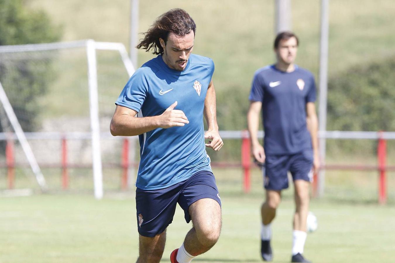 El Sporting inició la segunda semana de la pretemporada en Mareo 