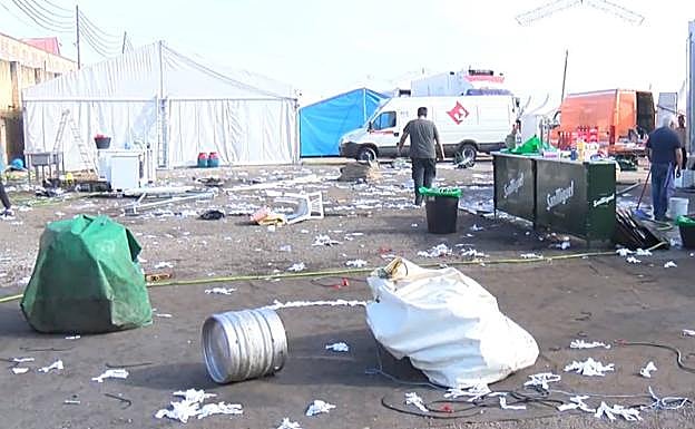 La Semana Negra deja 70 toneladas de basura