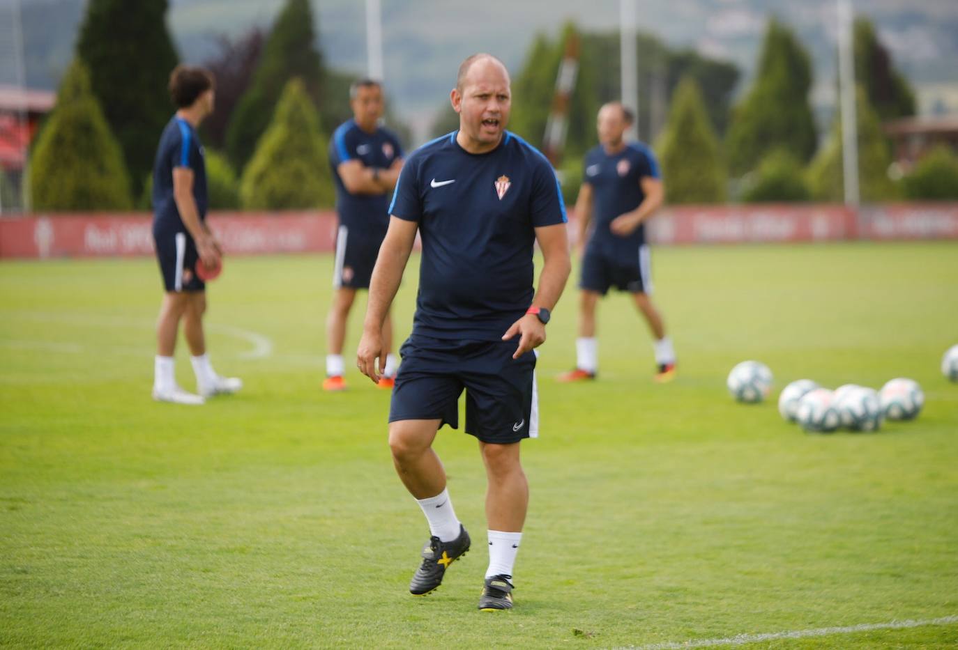 Fotos: Entrenamiento del Sporting (18/07/2019)
