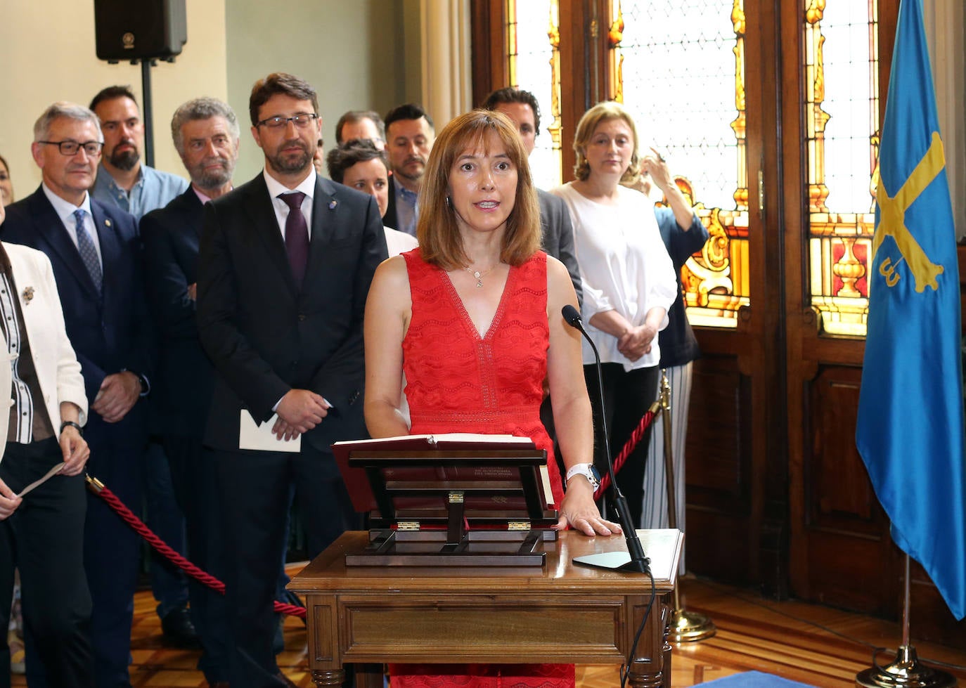 Ana Cárcaba, consejera de Hacienda.