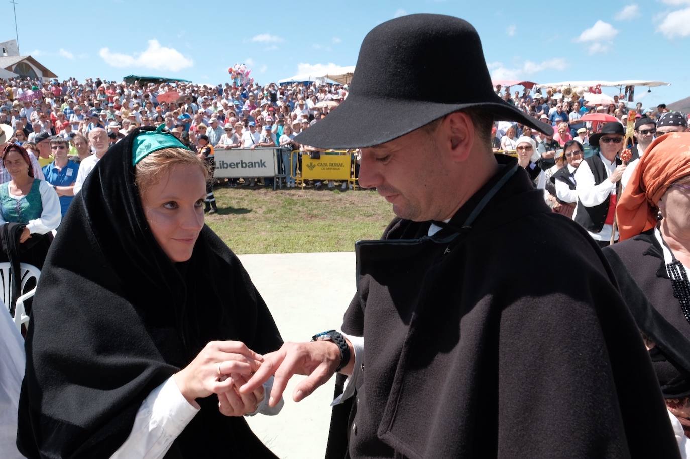 Un año más hubo boda vaqueira como manda la tradición