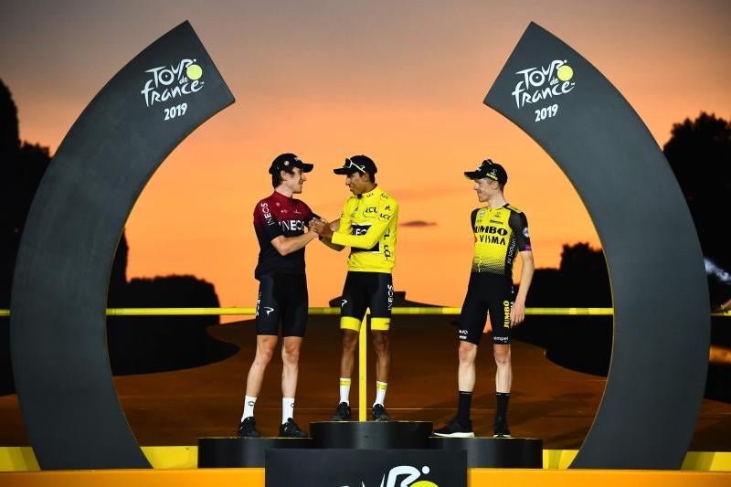 Fotos: Las mejores imágenes del podio final del Tour de Francia