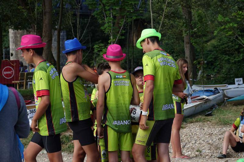 Cientos de niños tomaron parte en el Mini Sella, en el que será un aperitivo de la prueba grande que se celebrará el próximo sábado. 