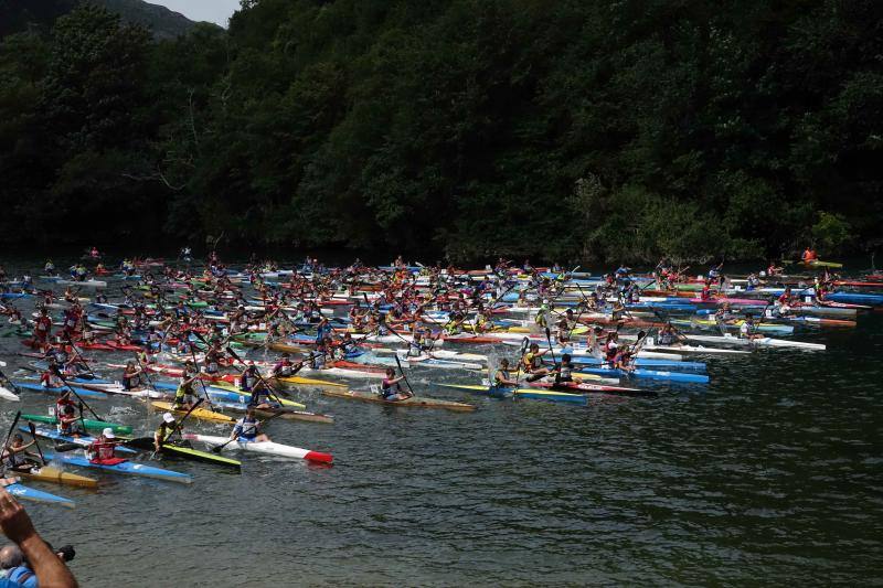 Cientos de niños tomaron parte en el Mini Sella, en el que será un aperitivo de la prueba grande que se celebrará el próximo sábado. 