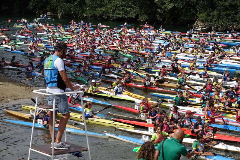 Cientos de niños tomaron parte en el Mini Sella, en el que será un aperitivo de la prueba grande que se celebrará el próximo sábado. 