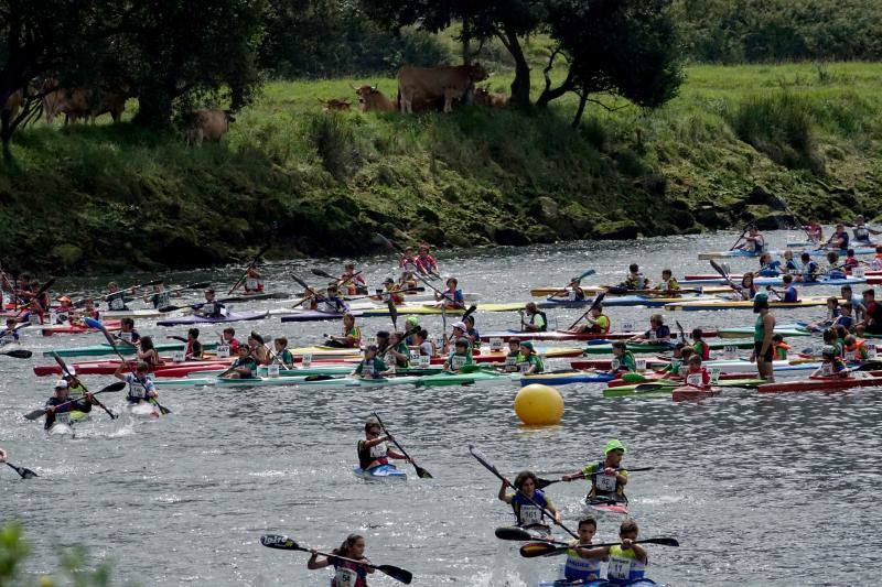 Cientos de niños tomaron parte en el Mini Sella, en el que será un aperitivo de la prueba grande que se celebrará el próximo sábado. 