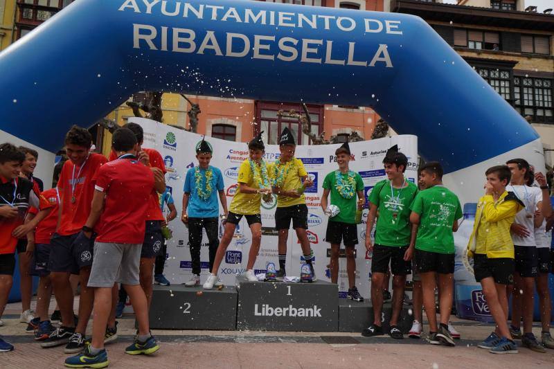 Cientos de niños tomaron parte en el Mini Sella, en el que será un aperitivo de la prueba grande que se celebrará el próximo sábado. 