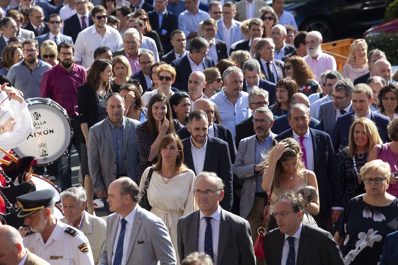 La ministra de Sanidad, Consumo y Bienestar Social, María Luisa Carcedo, ha inaugurado la 63 Feria de Muestras de Asturias, que se celebra en el recinto Luis Adaro de Gijón. Participaron en el acto, además, el presidente del Principado, Adrián Barbón; la alcaldesa de Gijón, Ana González, y el presidente de la Cámara de Comercio de Gijón, Félix Baragaño.